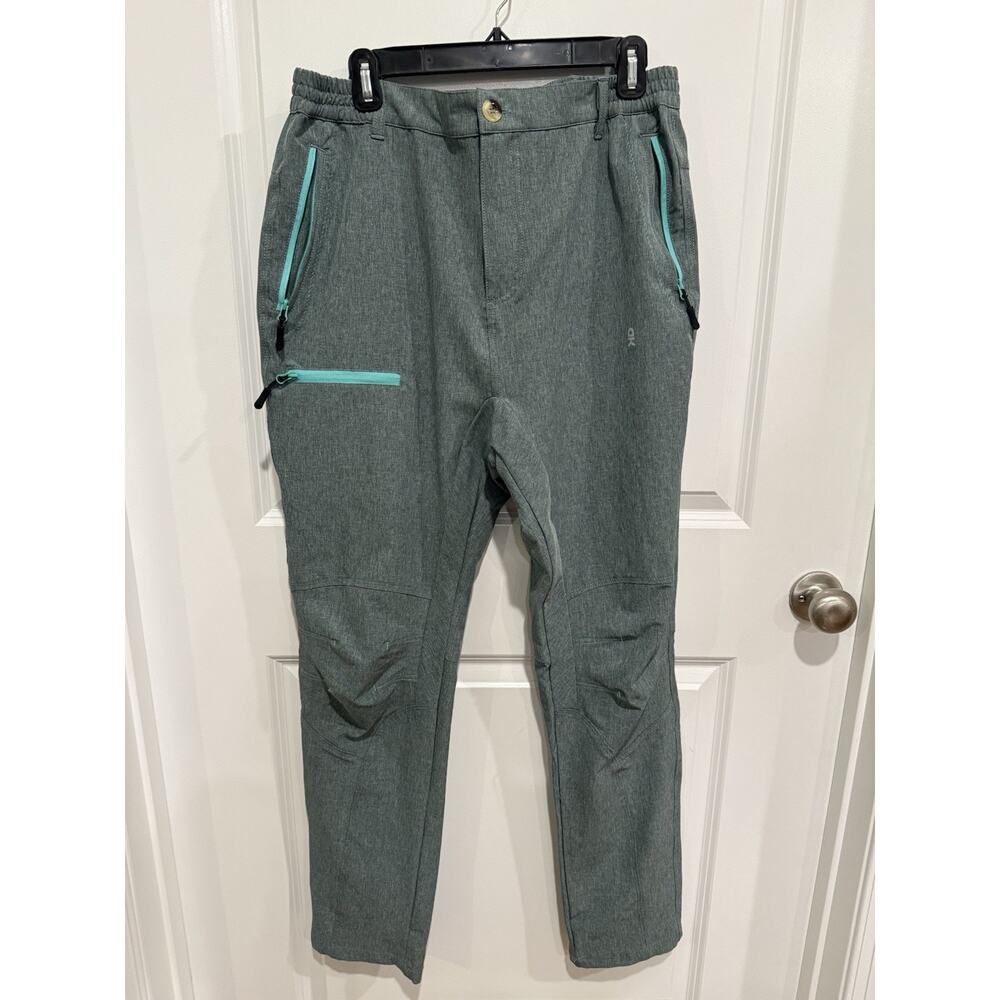 Little Donkey Andy Hiking Golf Pants Sz XL Green Lightweight Quick-Dry Pockets